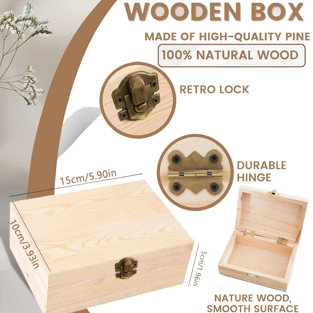 Baby Memory Box As A Gift for A Birth or Baptism Personalized Wooden Keepsake Boxes Newborn Animal with Name Birth Dates Case